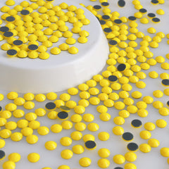 Yellow Porcelain Glass HotFix Rhinestones In Bulk WholesaleRhinestone