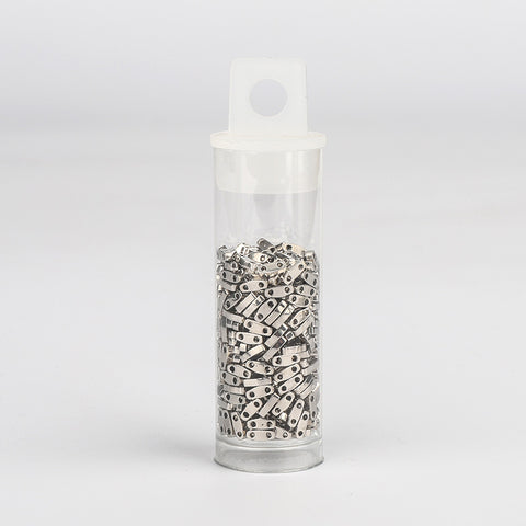 Miyuki Quarter Tila Glass Seed Beads Palladium Plated QTL-194 WholesaleRhinestone