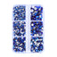 Mixed Sizes 6 Grid Box Black AB Glass FlatBack Rhinestones For Nail Art  Silver Back WholesaleRhinestone