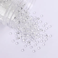 Crystal Unfoiled Glass Flat Back Rhinestones In Bulk WholesaleRhinestone