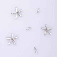 Raindrop Shape White Opal Flat Back Fancy Rhinestones WholesaleRhinestone