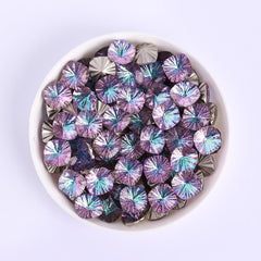 Millennium Series Round Square Shape Vitrail Light Glass Pointed Back Fancy Rhinestones WholesaleRhinestone
