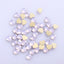 Heart Shape Pink Opal Glass Flat Back Fancy Rhinestones WholesaleRhinestone