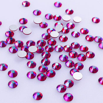 Siam AB Glass FlatBack Rhinestones In Bulk WholesaleRhinestone