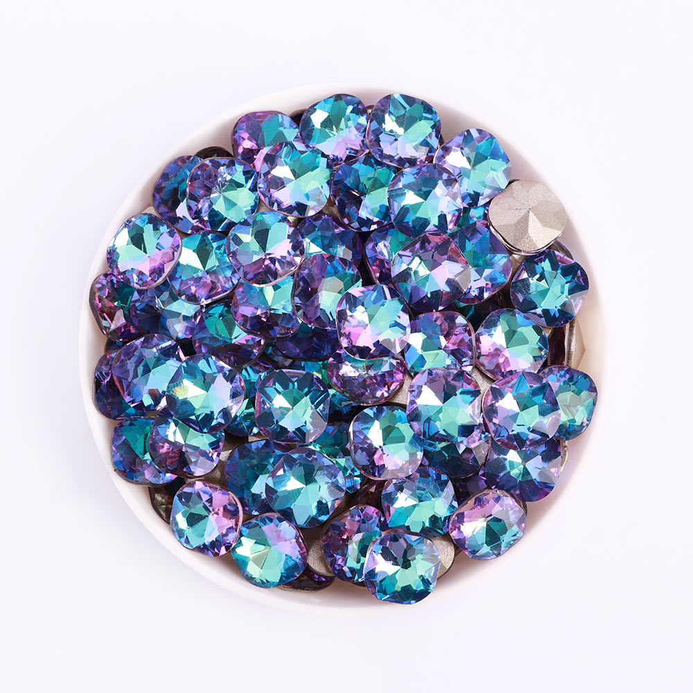 Vitrail Light Round Square Shape Pointed Back Fancy Rhinestones Secondary image