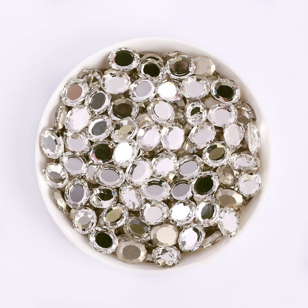 Crystal Magic Mirror Shape Pointed Back Fancy Rhinestones For Nail Art WholesaleRhinestone