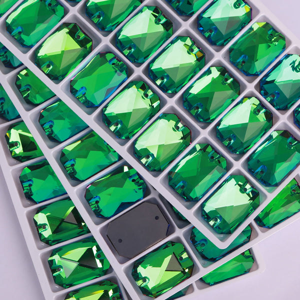 Sphinx Octagon Shape High Quality Glass Sew-on Rhinestones WholesaleRhinestone