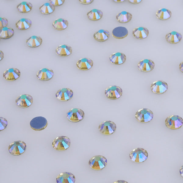 Light Yellow AB Glass HotFix Rhinestones WholesaleRhinestone