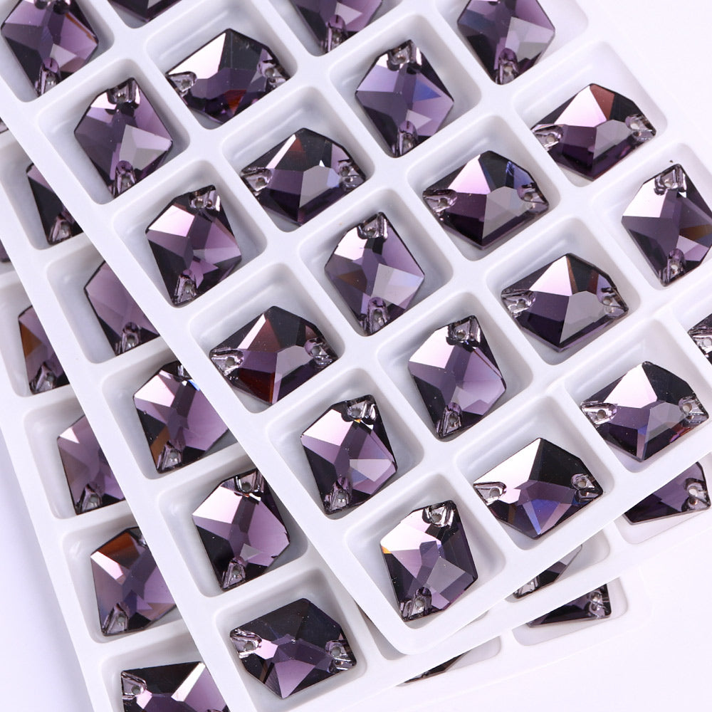 Amethyst Cosmic Shape High Quality Glass Sew-on Rhinestones WholesaleRhinestone
