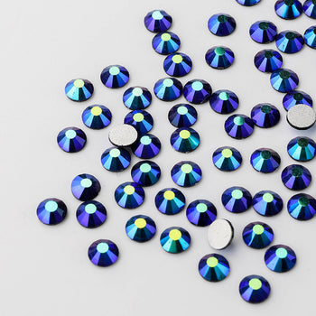 Black AB Glass FlatBack Rhinestones WholesaleRhinestone