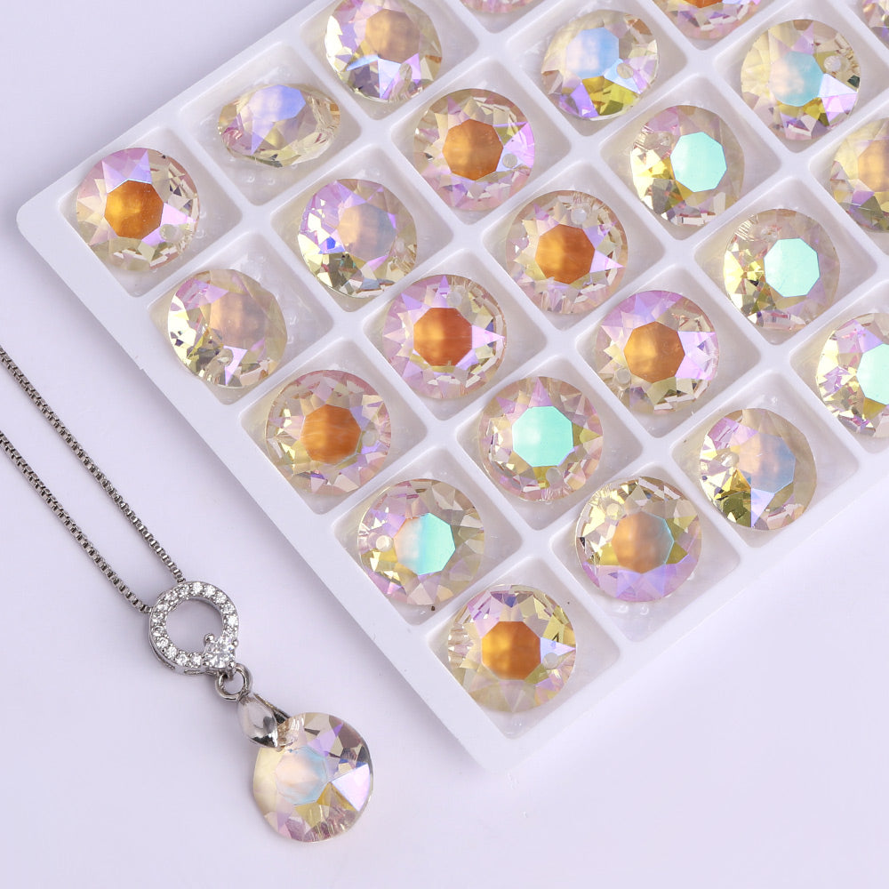 Paradise Shine Classic Cut High Quality Glass Rhinestone Pendant Secondary image