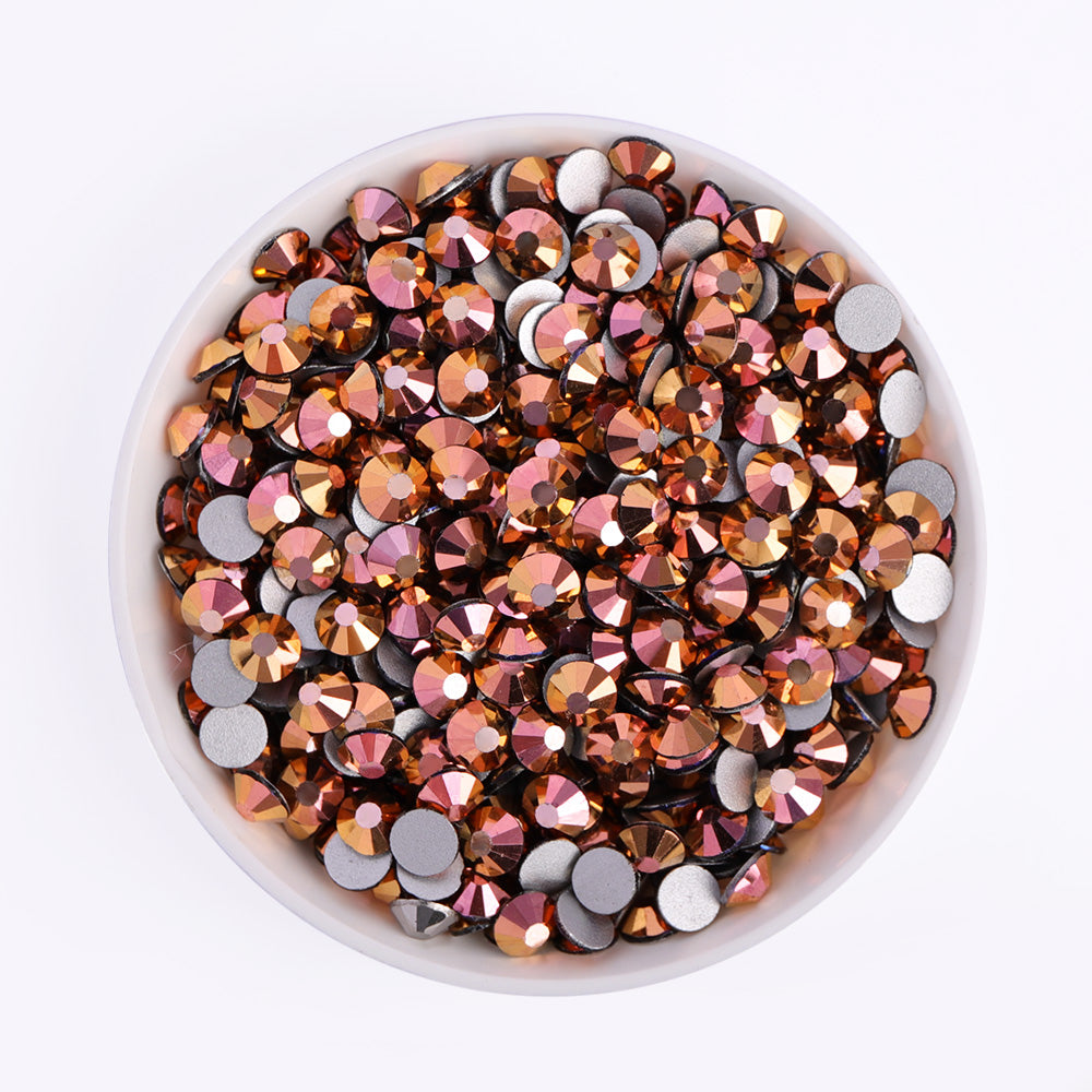 Magic Golden Glass Flat Back Rhinestones Secondary image