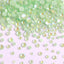 Mixed Sizes Mocha SS Light Green FlatBack Luminous Rhinestones For Nail Art WholesaleRhinestone