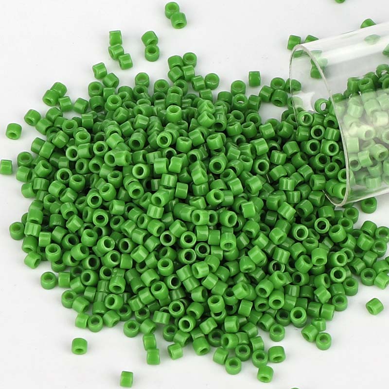 Miyuki Delica Seed Beads 11/0 Opaque Green DB-724 WholesaleRhinestone