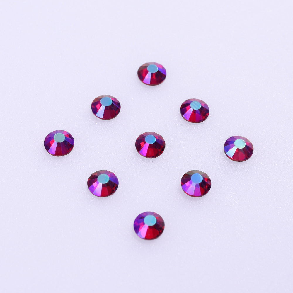 Dark Siam AB Glass FlatBack Rhinestones In Bulk WholesaleRhinestone