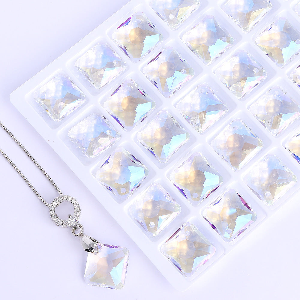 Moonlight Princess Cut av høy kvalitet glass rhinestone anheng Secondary image