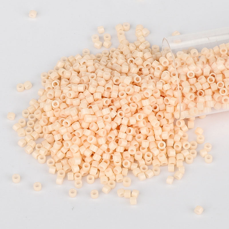 Miyuki Delica Seed Beads 11/0 Opaque Light Peach DB-1492 WholesaleRhinestone