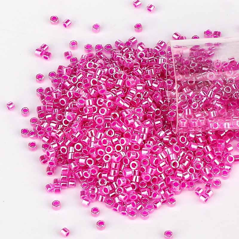 Miyuki Delica Seed Beads 11/0 Bright Fuchsia Ceylon DB-247 WholesaleRhinestone