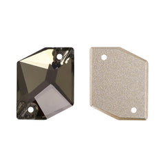 Black Diamond Cosmic Shape High Quality Glass Sew-on Rhinestones WholesaleRhinestone