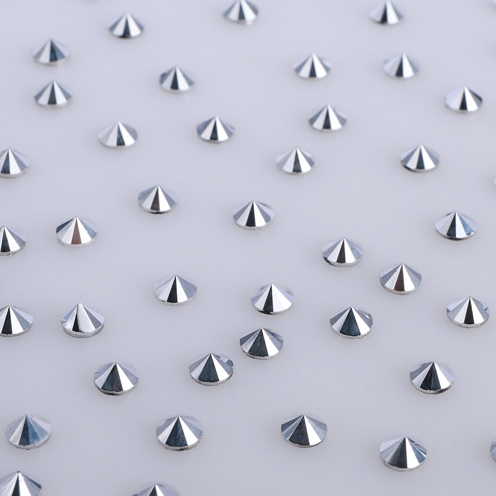 Silver Steeple Glass HotFix Rhinestones WholesaleRhinestone