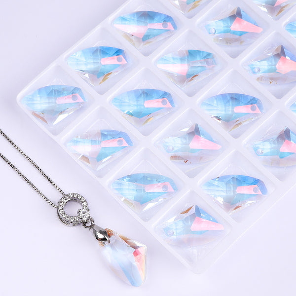 Light Crystal AB Galactic High Quality Glass Rhinestone Pendant WholesaleRhinestone