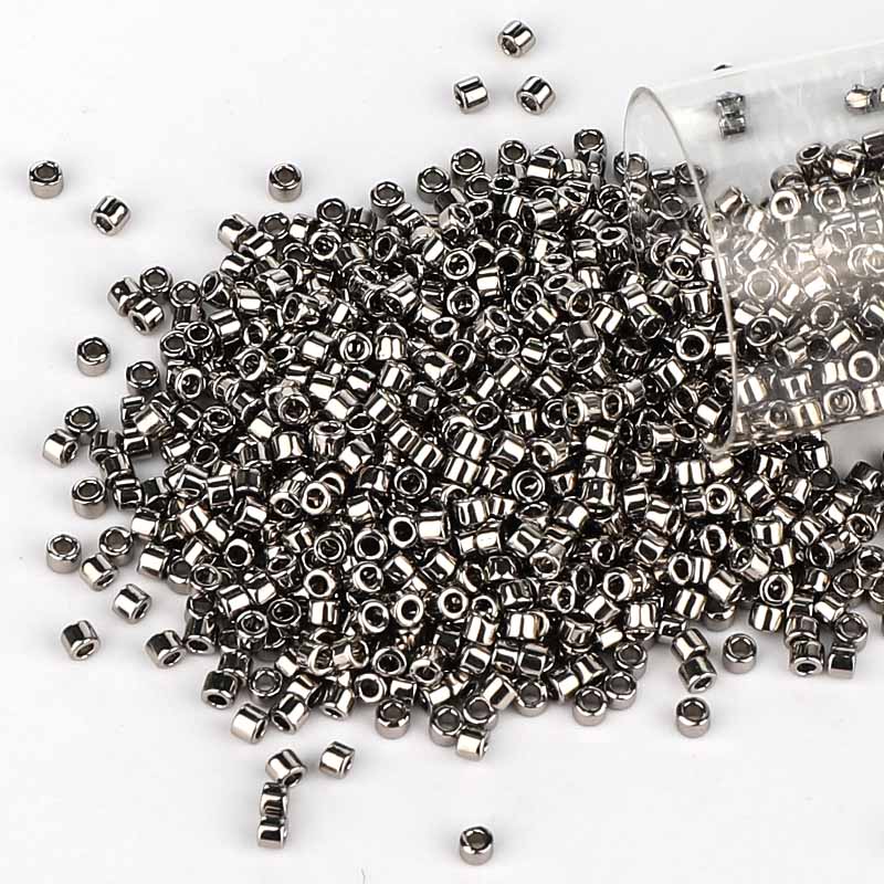 Miyuki Delica Seed Beads 11/0 Nickel Plated Metallic Silver DB-21 WholesaleRhinestone