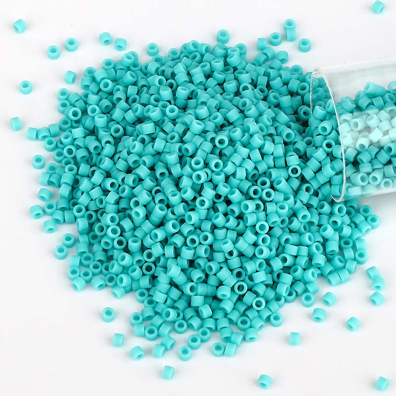 Miyuki Delica Seed Beads 11/0 Opaque Matte Turquoise DB-759 WholesaleRhinestone