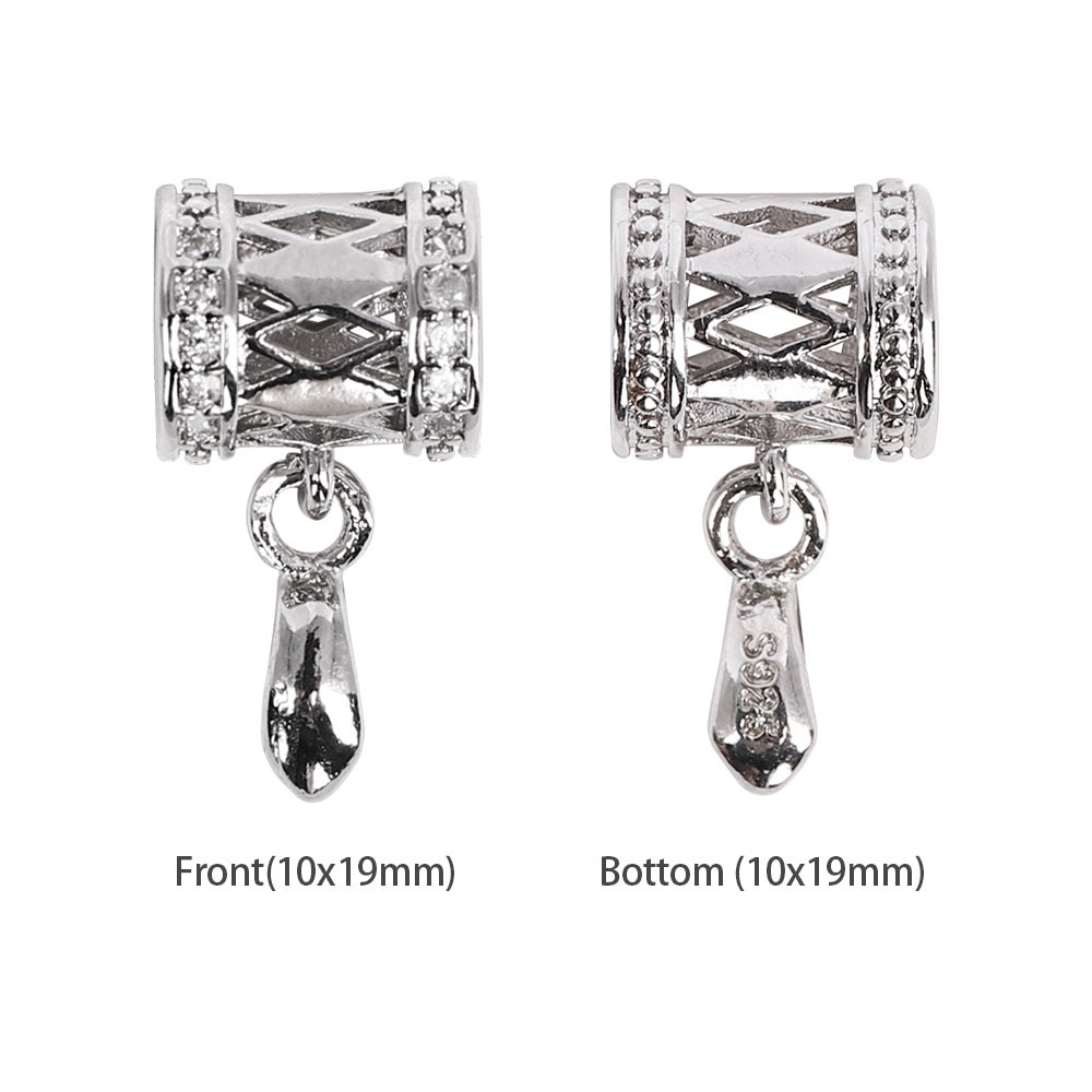 Multi Styles Silver Plated Pendant Buckle WholesaleRhinestone