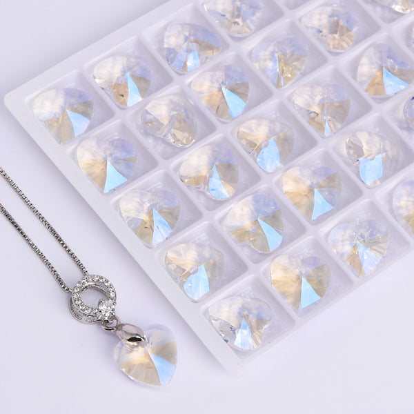 Moonlight XILION Heart High Quality Glass Rhinestone Pendant WholesaleRhinestone