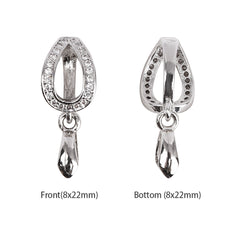 Multi Styles Silver Plated Pendant Buckle WholesaleRhinestone