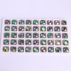 Ghost Light Cushion Square Shape High Quality Glass Pointed Back Fancy Rhinestones WholesaleRhinestone