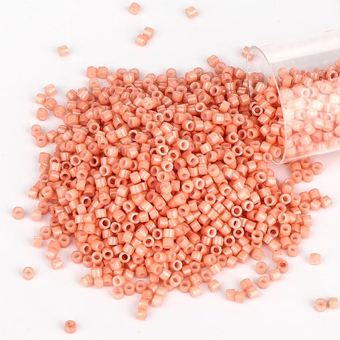 Miyuki Delica Seed Beads 11/0 Matte Opaque Peach DB-1363 WholesaleRhinestone