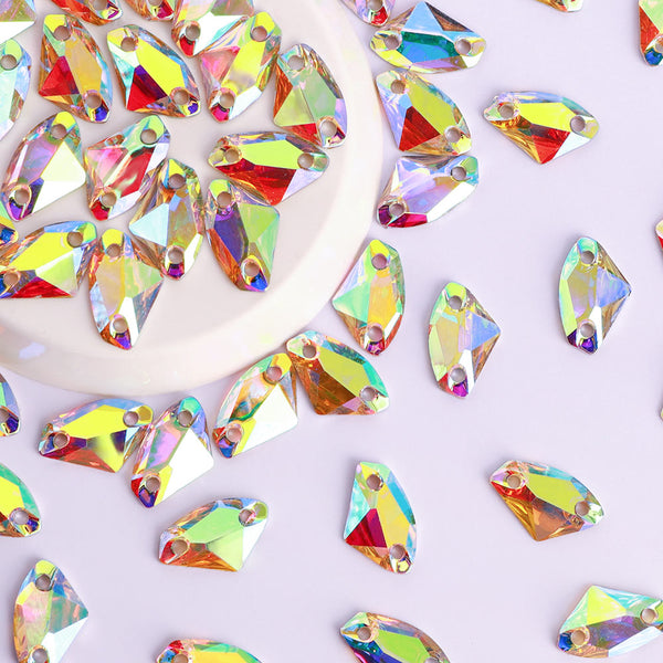 Galactic Crystal AB Resin Sew-on Rhinestones For Dance Costume WholesaleRhinestone