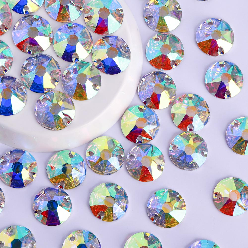 Xirius Crystal AB Resin Sew-on Rhinestones For Dance Costume WholesaleRhinestone メイン画像