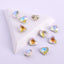Millennium Series Heart Shape Paradise Shine Glass Pointed Back Fancy Rhinestones WholesaleRhinestone