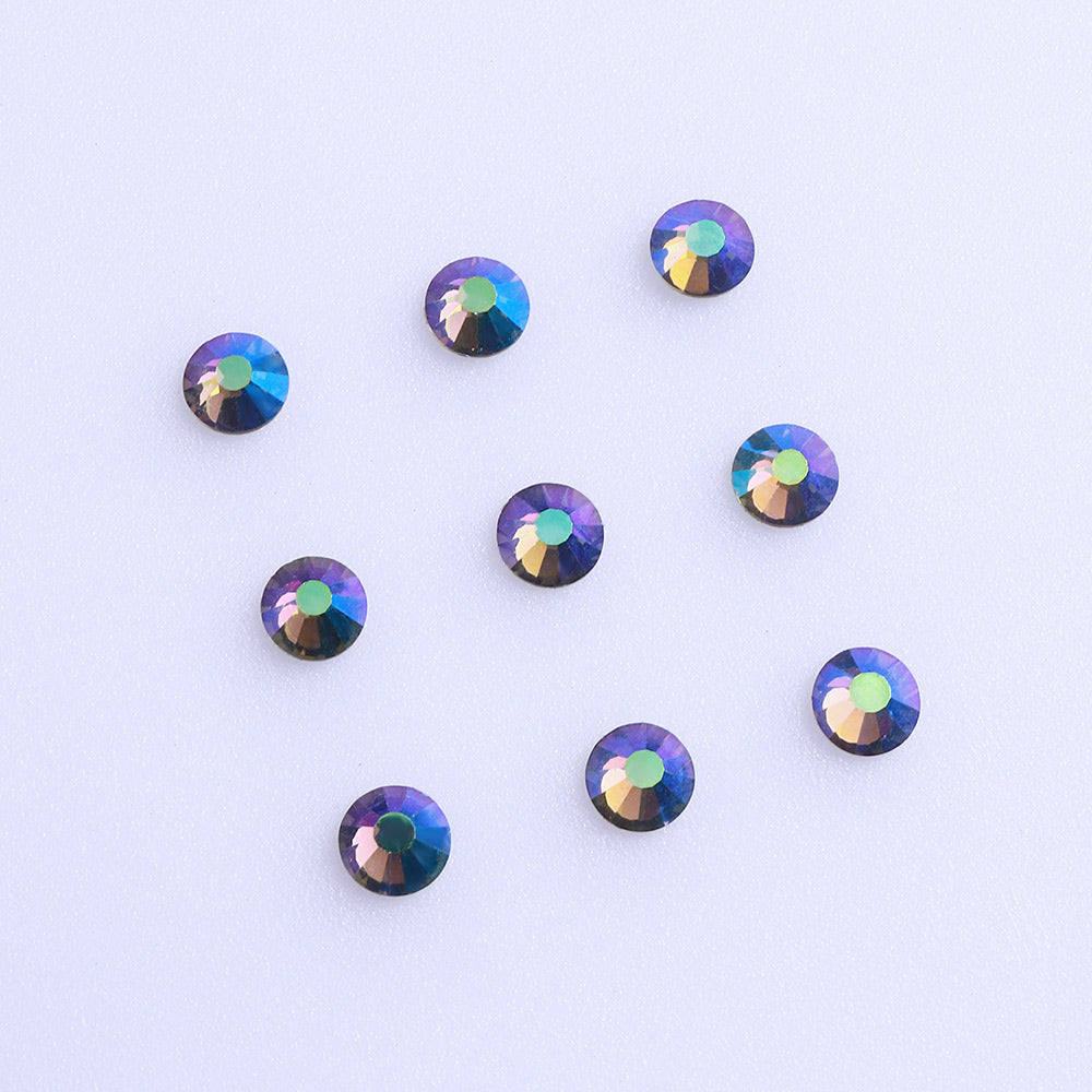 Black Ab Rhinestone Black Diamond AB FlatBack Glass Rhinestones – WholesaleRhinestone