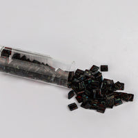 Miyuki Tila Glass Seed Beads Transparent Red Picasso TL-4504 WholesaleRhinestone