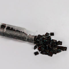 Miyuki Tila Glass Seed Beads Transparent Red Picasso TL-4504 WholesaleRhinestone