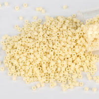 Miyuki Delica Seed Beads 11/0 Opaque Matte Cream DB-762 WholesaleRhinestone