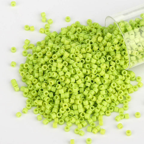 Miyuki Delica Seed Beads 11/0 Opaque Chartreuse DB-733 WholesaleRhinestone