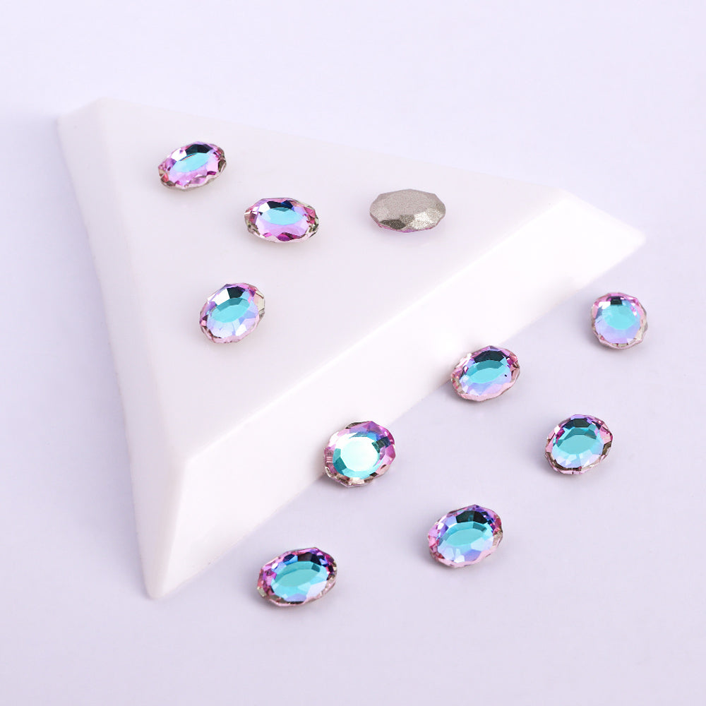 Vitrail Light Magic Mirror Shape Pointed Back Fancy Rhinestones For Nail Art WholesaleRhinestone