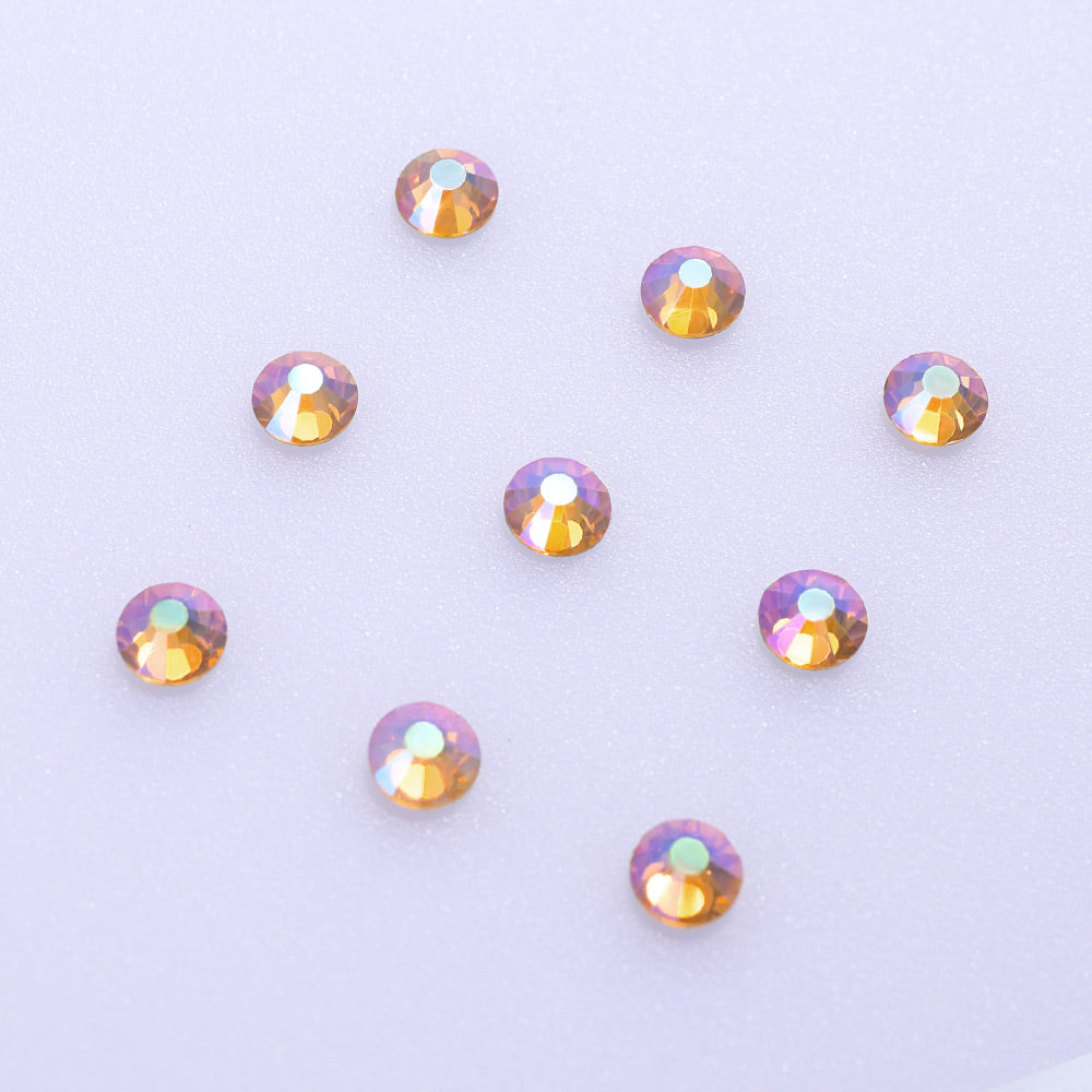 Topaz AB Glass FlatBack Rhinestones WholesaleRhinestone