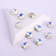 Blue Moonlight Square Octagon Shape Flat Back Fancy Rhinestones WholesaleRhinestone