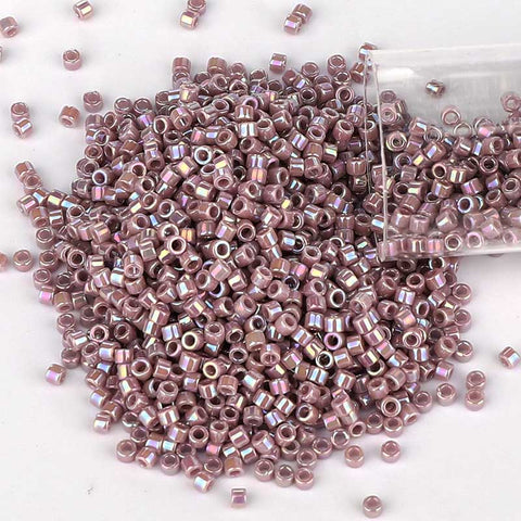 Miyuki Delica Seed Beads 11/0 Opaque Lilac AB DB-158 WholesaleRhinestone