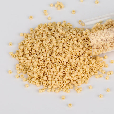 Miyuki Delica Seed Beads 11/0 Matte Opaque Pear DB-1131 WholesaleRhinestone
