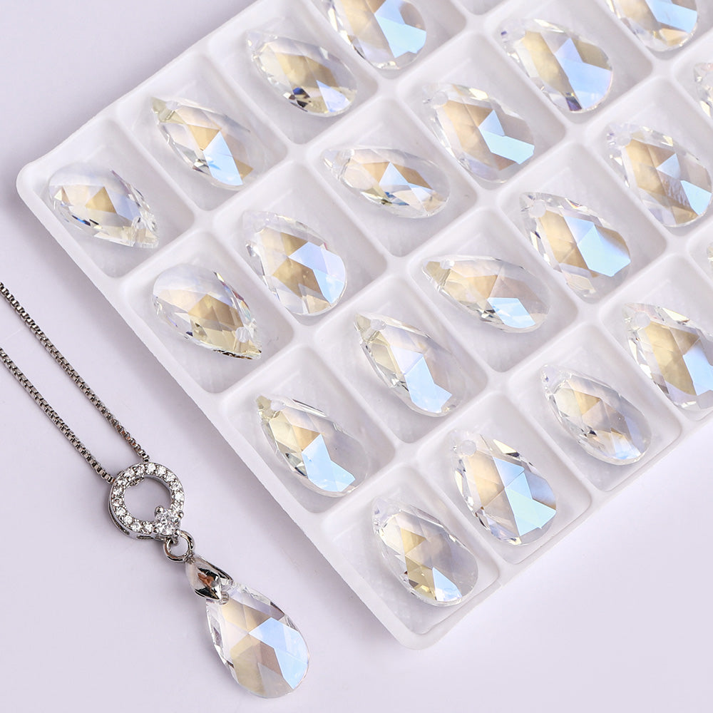 Moonlight Pear-shaped High Quality Glass Rhinestone Pendant WholesaleRhinestone