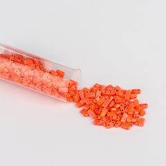 Miyuki Half Tila Glass Seed Beads Opaque Orange AB HTL-406FR WholesaleRhinestone