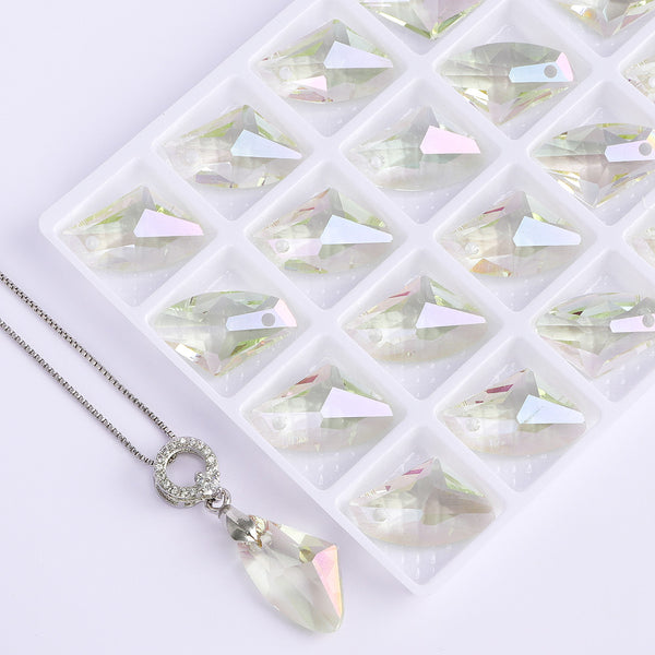 Luminous Green Galactic High Quality Glass Rhinestone Pendant WholesaleRhinestone