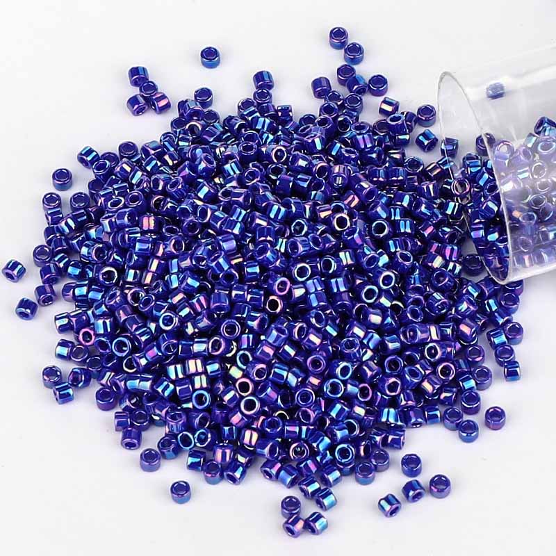 Miyuki Delica Seed Beads 11/0 Opaque Cobalt AB DB-165 WholesaleRhinestone