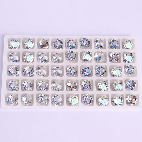 Moonlight XIRIUS Chaton Shape High Quality Glass Pointed Back Fancy Rhinestones WholesaleRhinestone